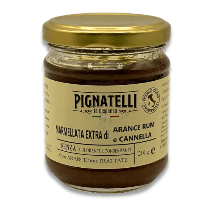 Marmellata di arance rum e cannella Pignatelli la dispensa